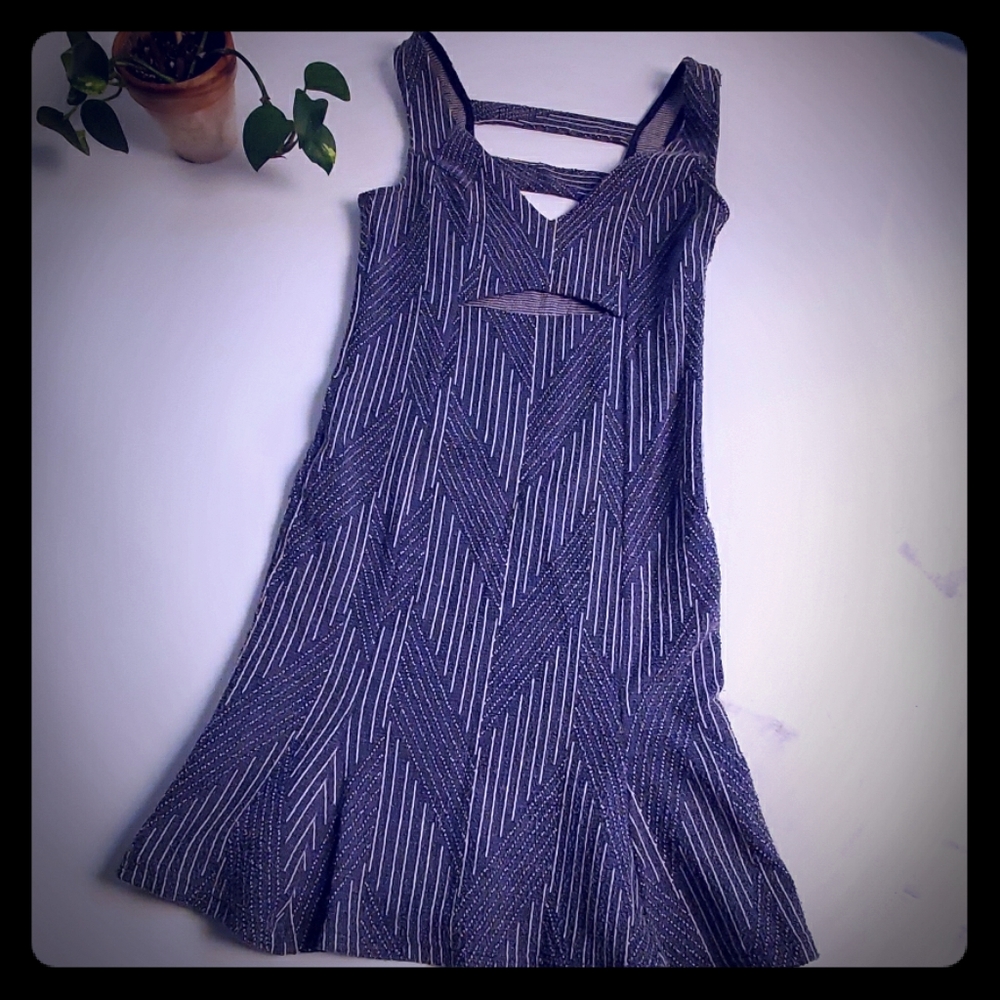 Cut out fit and flare dress